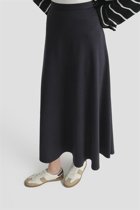 Modal Kloş Etek Siyah