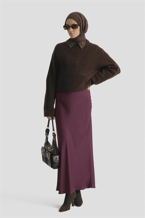 Armine Saten Etek Bordo