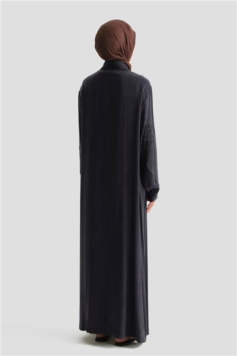 Fermuarlı Kupra Ferace İndigo