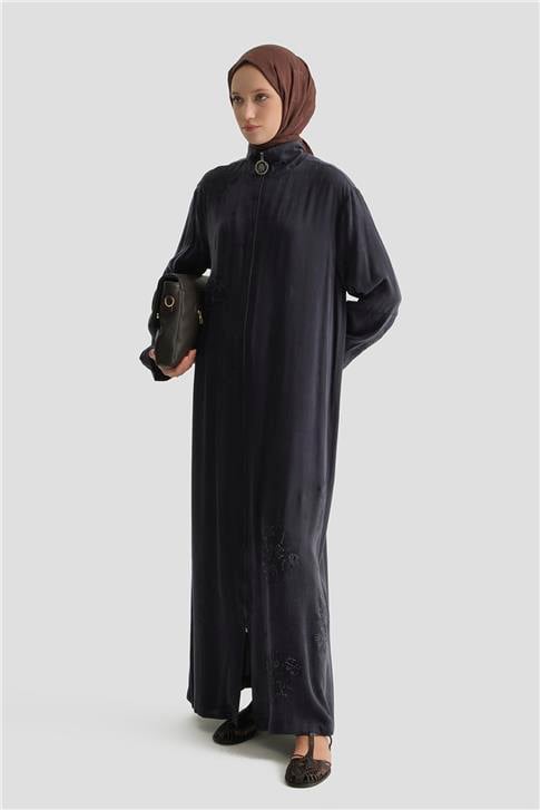 Fermuarlı Kupra Ferace İndigo