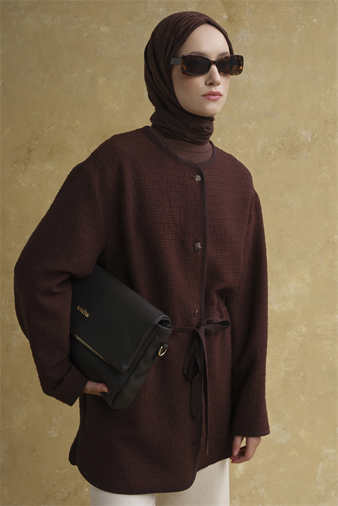 Jakarlı Kap Kahverengi