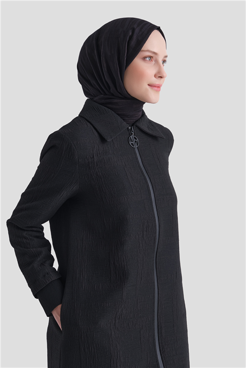 Jakar Desenli Kap Siyah 