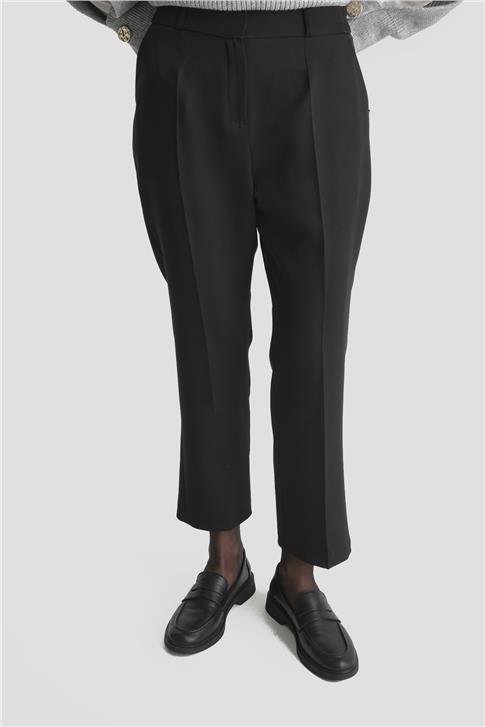 Armine Beli Lastikli Pantolon Siyah