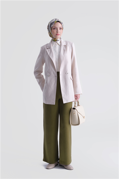 Kupra Palazzo Pantolon Haki