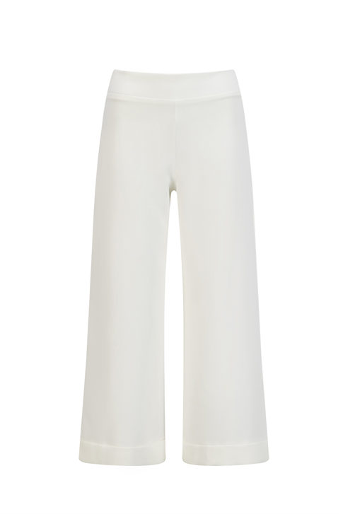 Katlı Paça Pantolon Ekru