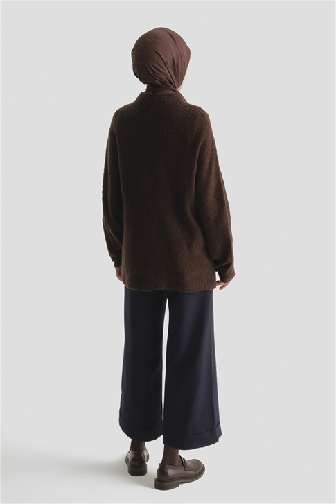 Katlı Paça Pantolon Lacivert