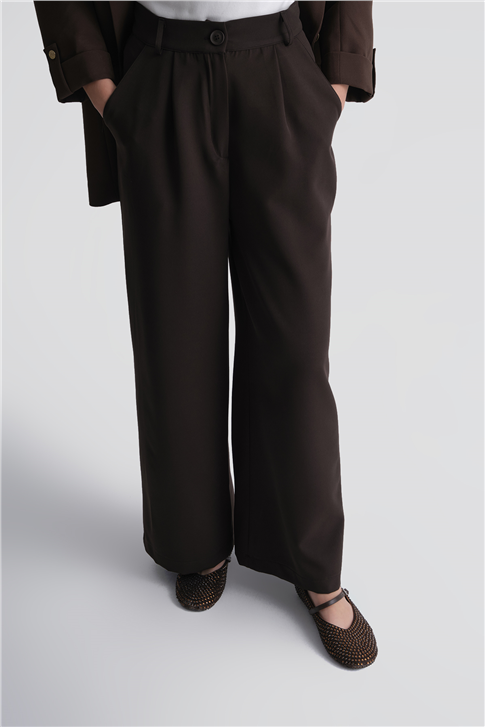 Palazzo Pantolon Kahverengi