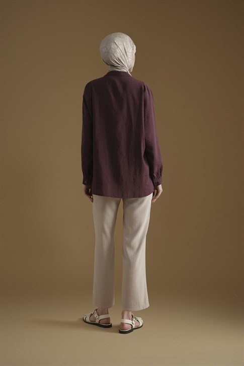 Straight Pantolon Bej