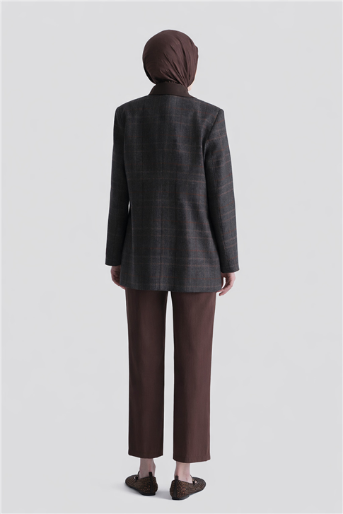 Straight Pantolon Kahverengi