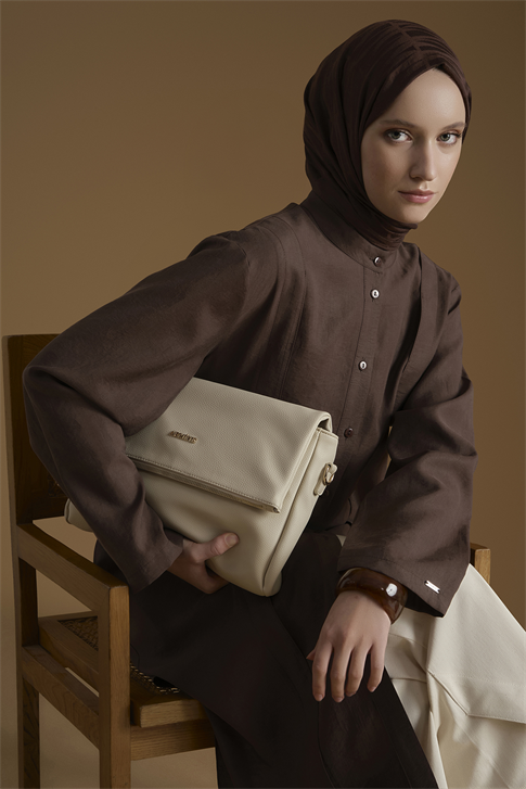 Kupra Tunik Elbise Acı kahve