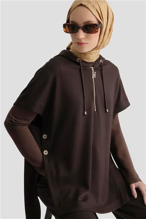 Modal Örme Takım Acı Kahve