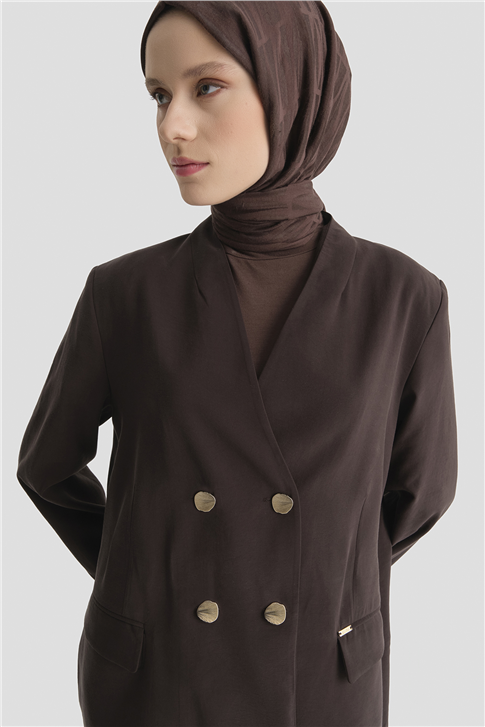 Blazer Kupra Takım Acı Kahve