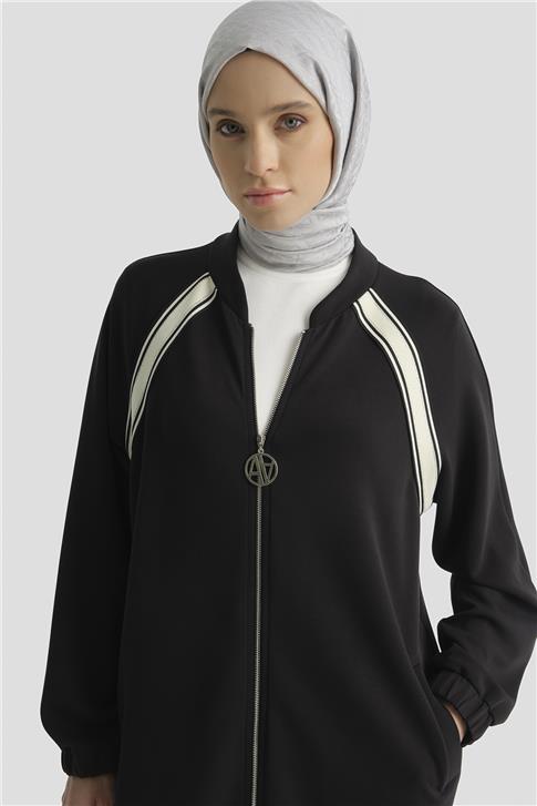 Armine Ribana Detaylı Modal Takım Siyah