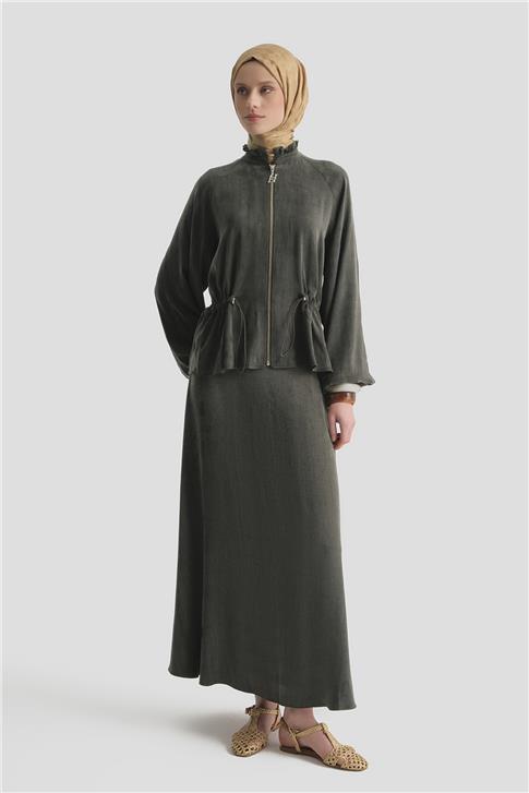 Kupra Ceketli Takım Haki