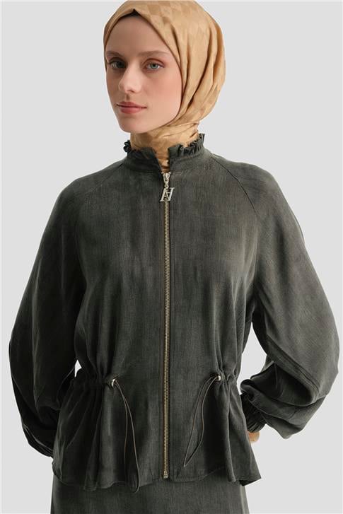 Kupra Ceketli Takım Haki