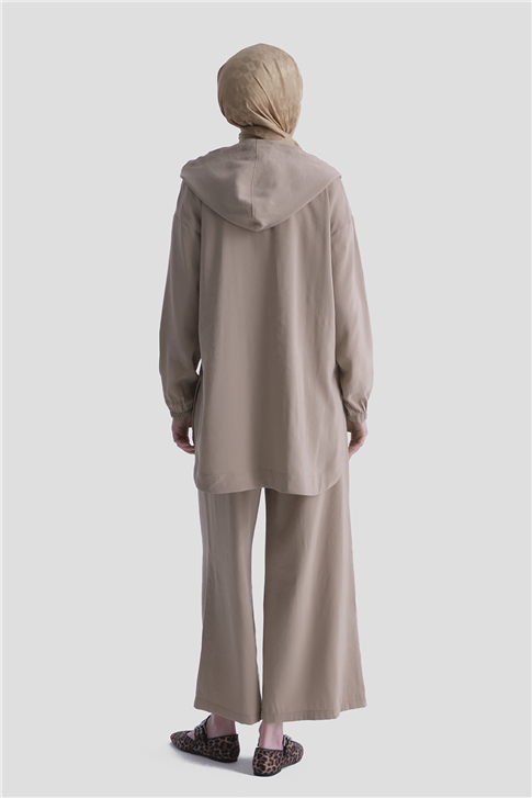 Basic Hırka Takım Vizon