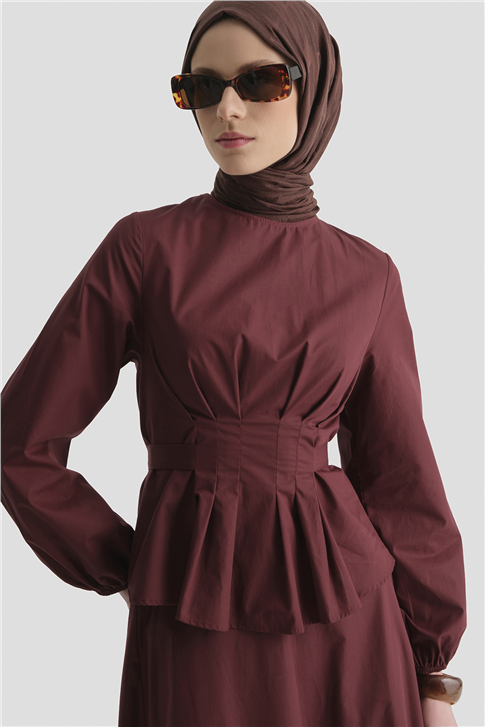 Bağlama Detaylı Takım BORDO