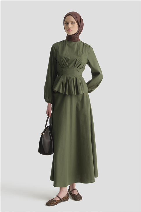 Bağlama Detaylı Takım Haki