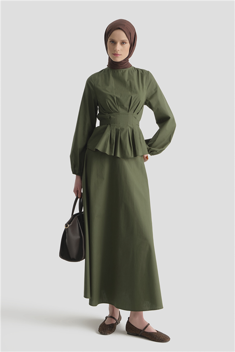 Bağlama Detaylı Takım Haki