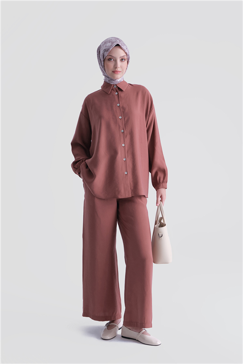 Relax Tunik Takım Kiremit