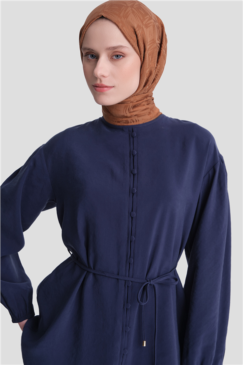 Minimal Düğmeli Takım Lacivert