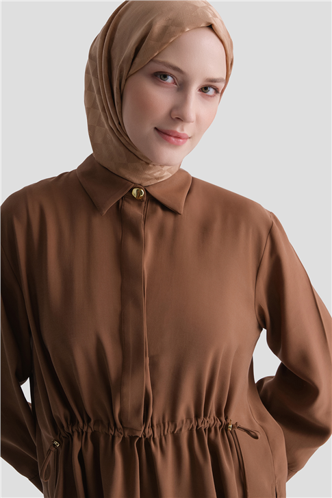 Beli Büzgülü Takım Camel 