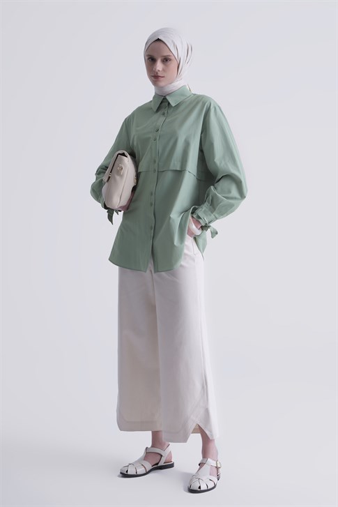 Armine Aller Parçalı Tunik Çağla