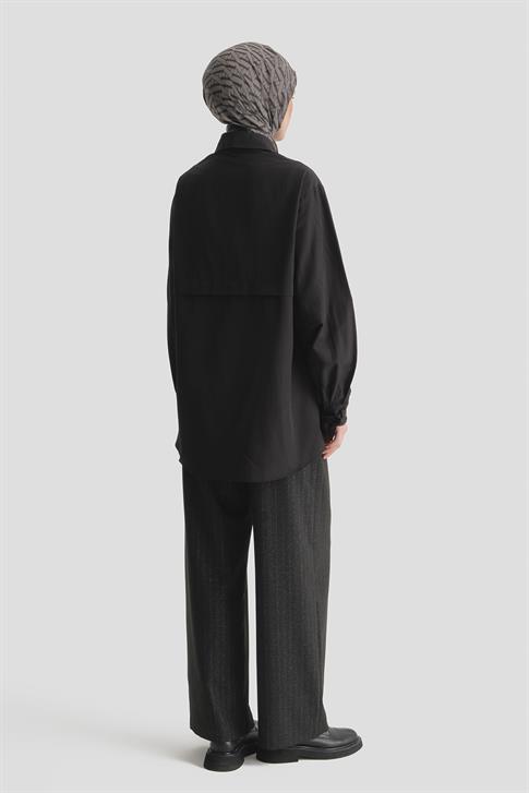 Armine Aller Parçalı Tunik Siyah