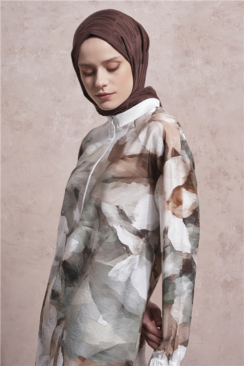 Desenli Tunik Yeşil