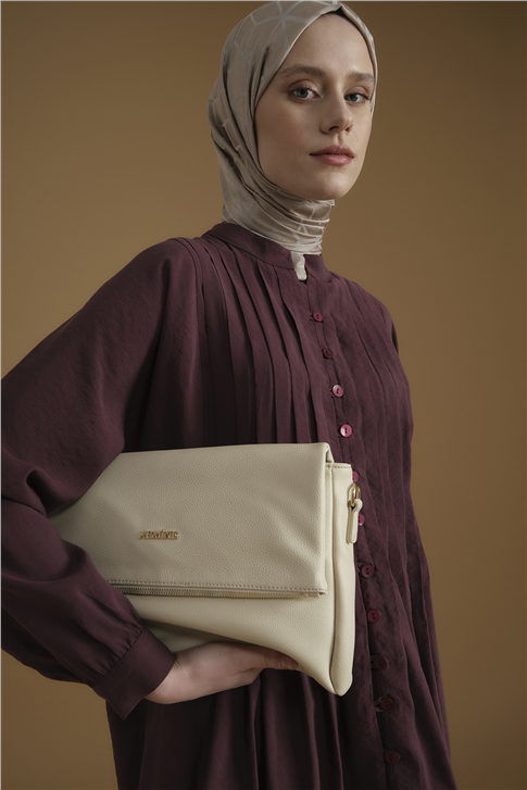 Nervür Detaylı Tunik Bordo