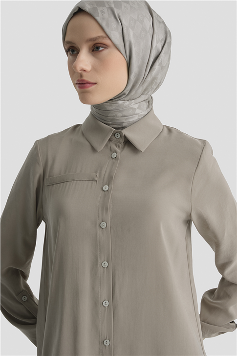 Tunik Elbise Vizon