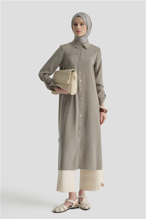 Tunik Elbise Vizon