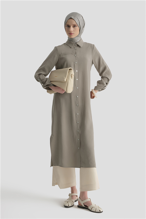 Tunik Elbise Vizon