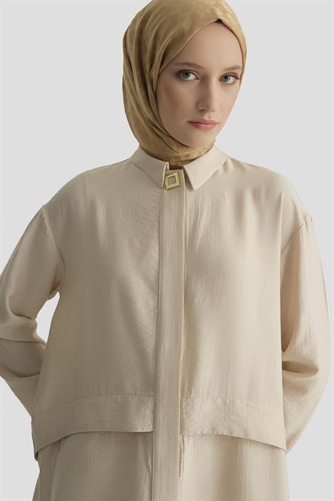 Aller Detaylı Tunik Bej