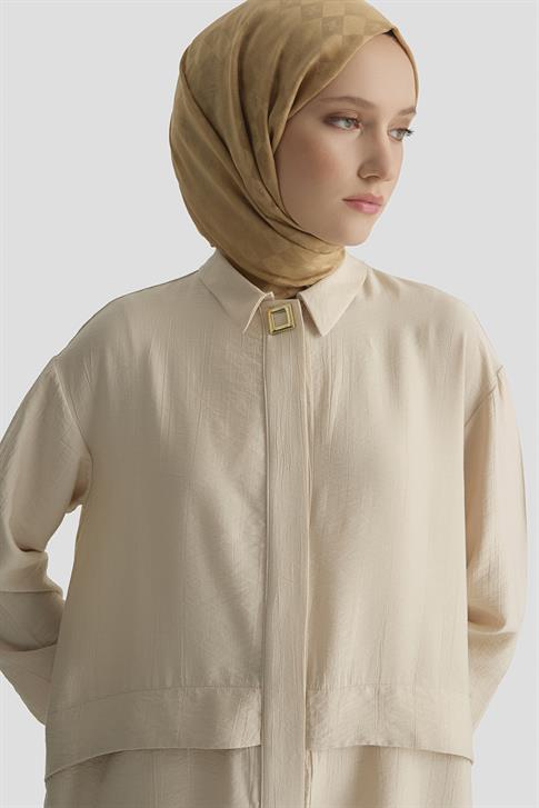 Aller Detaylı Tunik Bej