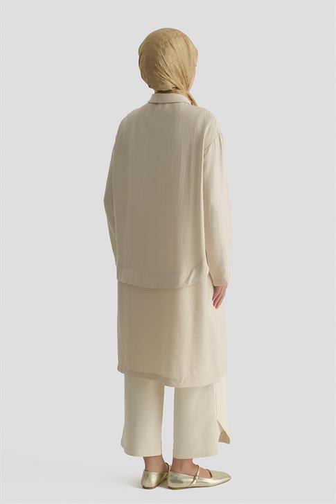 Aller Detaylı Tunik Bej