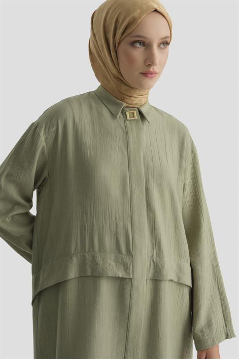 Aller Detaylı Tunik Haki
