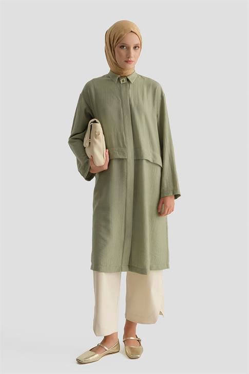Aller Detaylı Tunik Haki