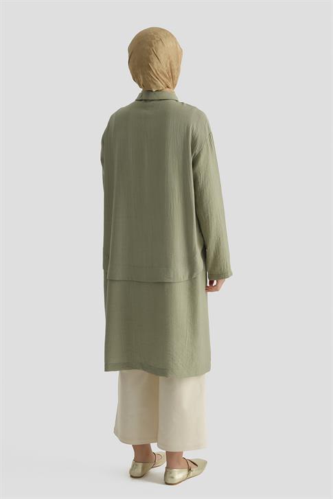 Aller Detaylı Tunik Haki