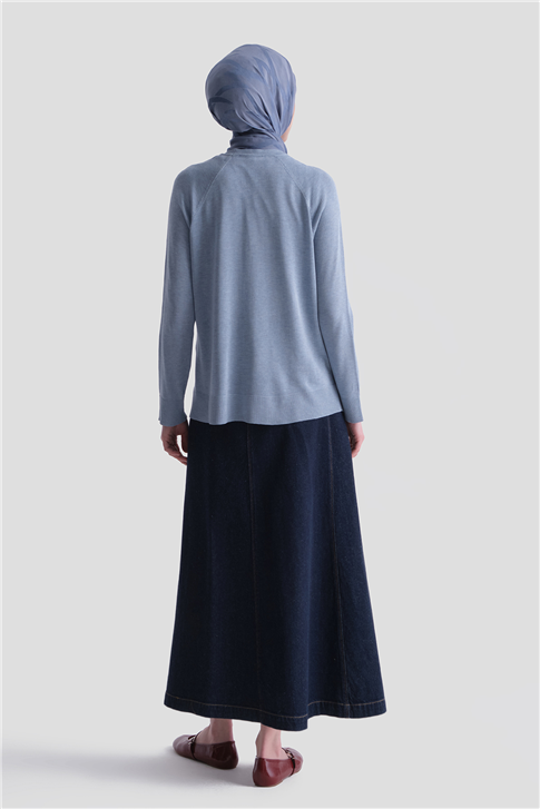 Basic Rayon Tunik Bebe Mavi