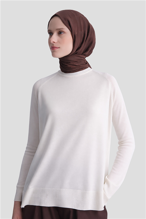 Basic Rayon Tunik Ekru