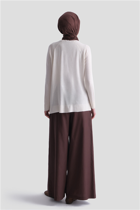 Basic Rayon Tunik Ekru