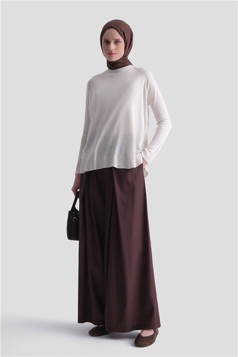 Basic Rayon Tunik Ekru