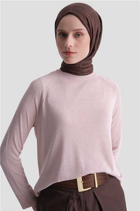 Basic Rayon Tunik Pudra