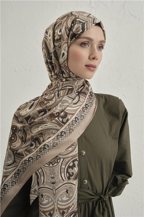 Armine Premium Pure Etnik Desen Şal 2 18 A