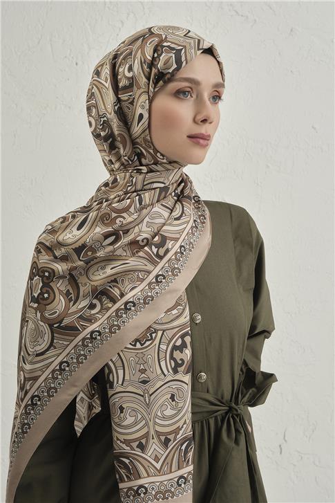 Armine Premium Pure Etnik Desen Şal 2 18 A