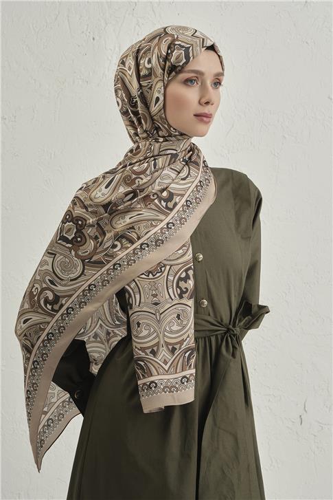 Armine Premium Pure Etnik Desen Şal 2 18 A