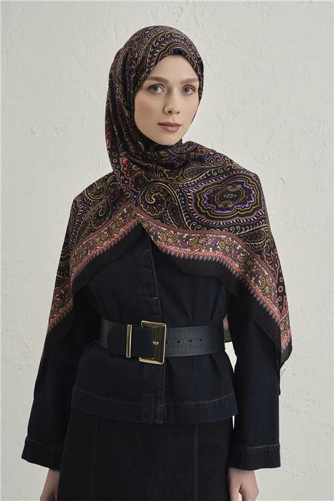 Armine Premium Pure Etnik Desen Şal 3 25