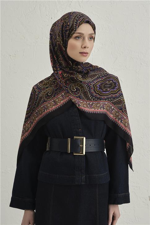 Armine Premium Pure Etnik Desen Şal 3 25