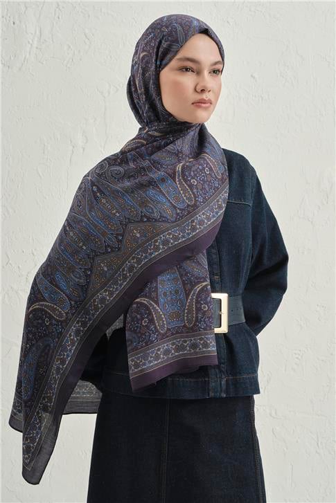 Armine Premium Pure Etnik Desen Şal 4 27